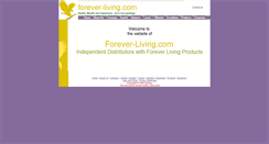 Desktop Screenshot of forever-living.com